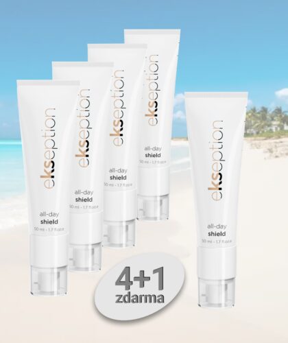 all-day shield SPF50+ - 4+1 zdarma